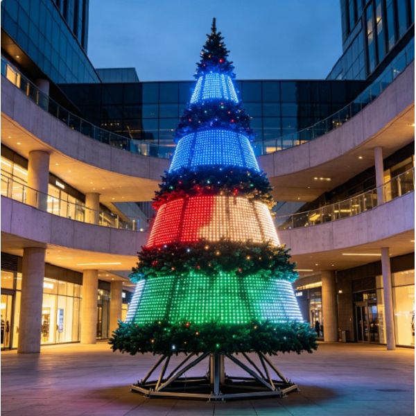 Colore animato-Albero di Natale che cambia